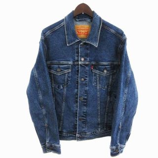 リーバイス(Levi's)のリーバイス 3rdトラッカージャケット Gジャン USED加工 青 S(Gジャン/デニムジャケット)