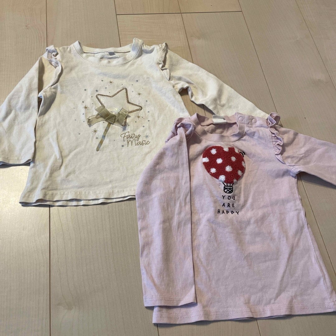 バースデイ(バースデイ)のトップス　長袖　90 95 女の子 キッズ/ベビー/マタニティのキッズ服女の子用(90cm~)(Tシャツ/カットソー)の商品写真