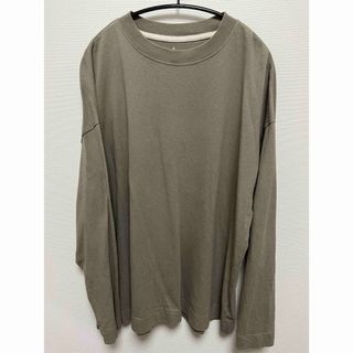 MUJI (無印良品) - 無印良品 洗いざらし太番手クルーネック長袖Tシャツ メンズ 紳士 XLサイズ