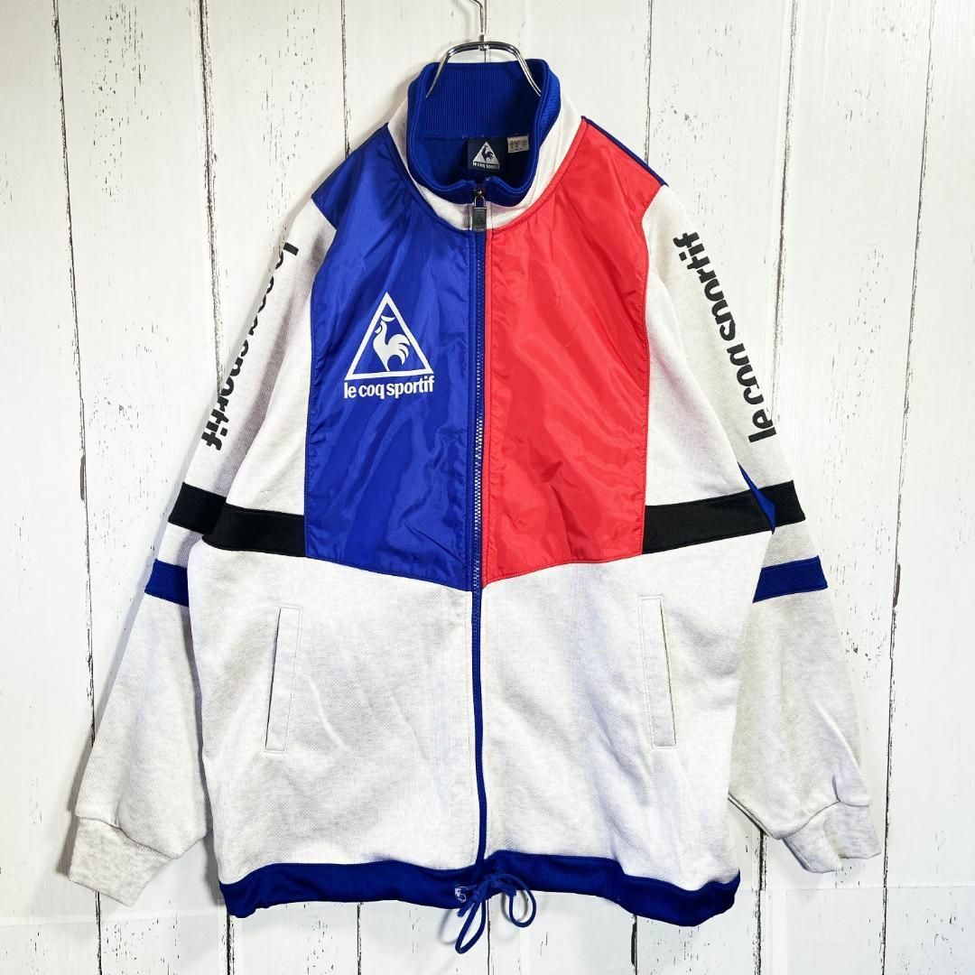 le coq sportif(ルコックスポルティフ)のルコック le coq sportif トラックジャケット ジャージ L相当  メンズのジャケット/アウター(ナイロンジャケット)の商品写真