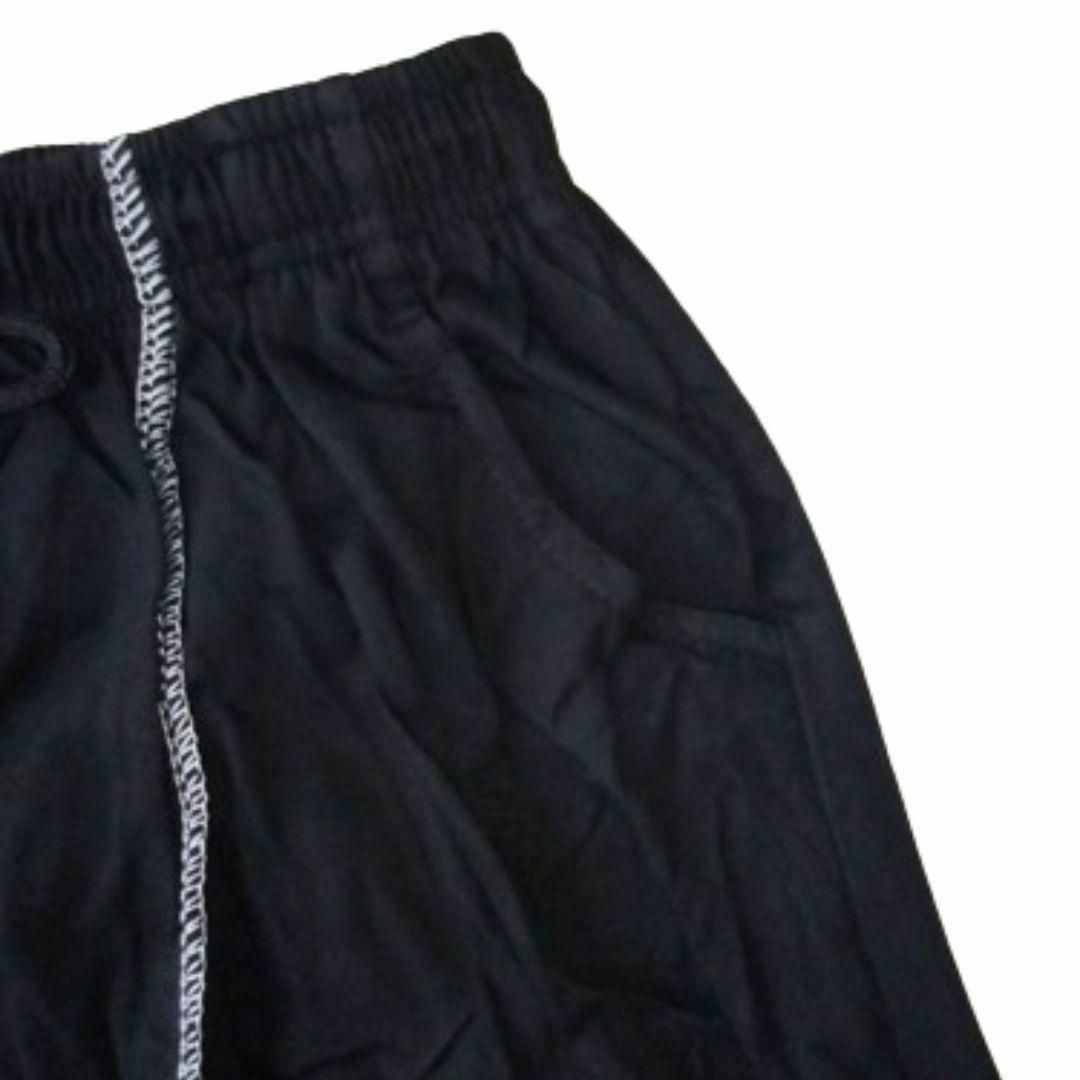 半袖Tシャツ 短パン 上下セット セットアップ ルームウェア 部屋着 黒 3L レディースのルームウェア/パジャマ(ルームウェア)の商品写真