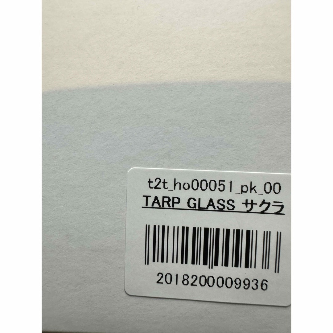 TARP GLASS ホワイト&ピンク 2個セット インテリア/住まい/日用品のキッチン/食器(グラス/カップ)の商品写真