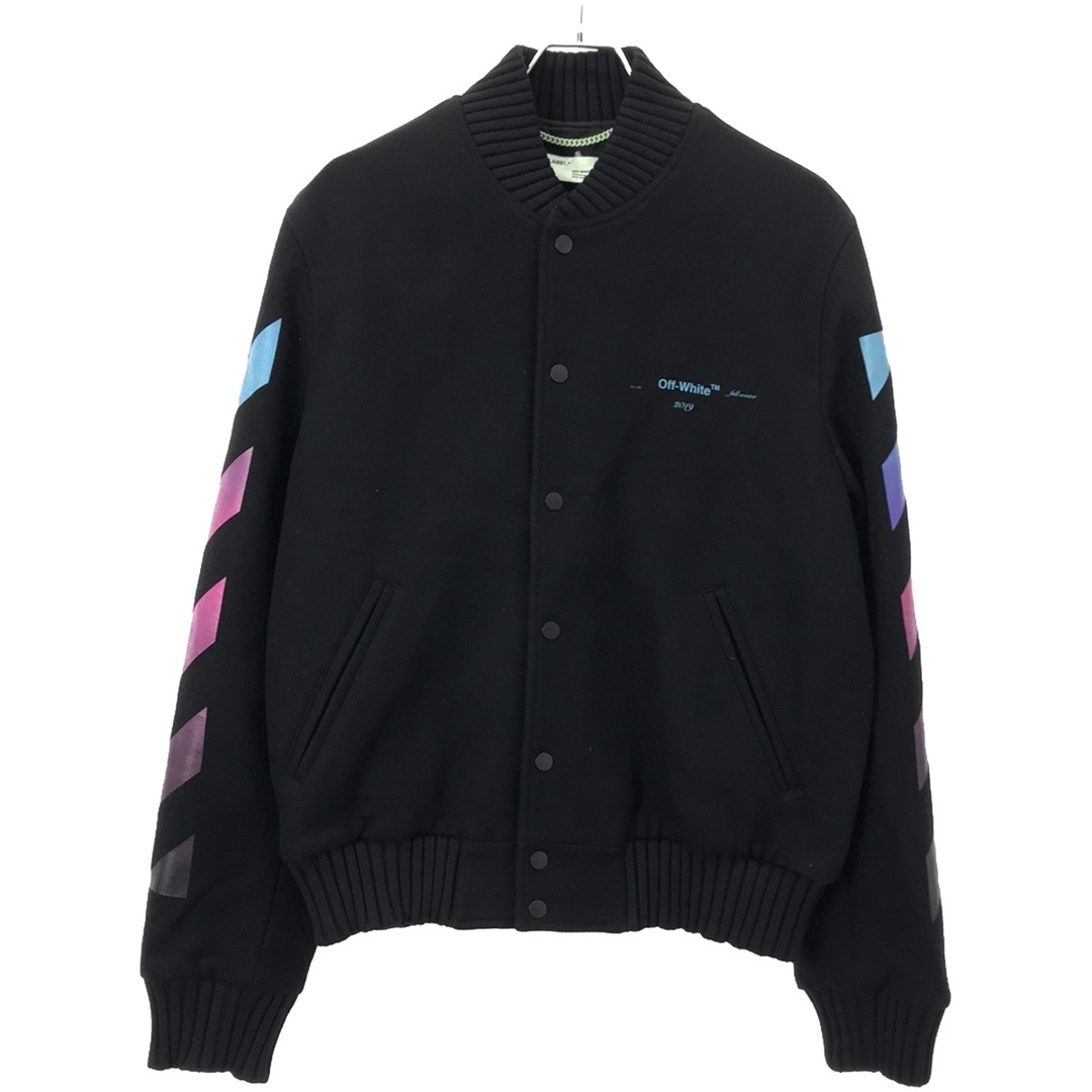 OFF-WHITE オフホワイト グラデーションスタジアムジャケット OFF-WHITE オフホワイト グラデーションスタジアムジャケット