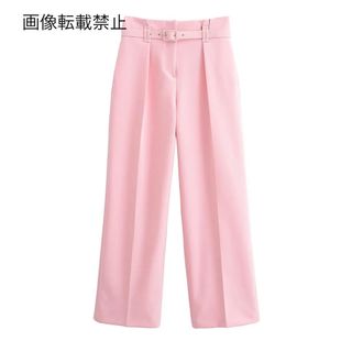 👛4月新作🧸14027◆pink ピンク ロングパンツ(カジュアルパンツ)