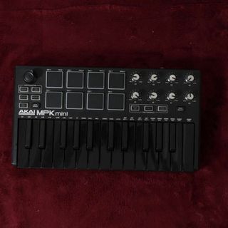 【7797】 AKAI MPK mini 黒鍵盤 MIDI キーボード アカイ(MIDIコントローラー)