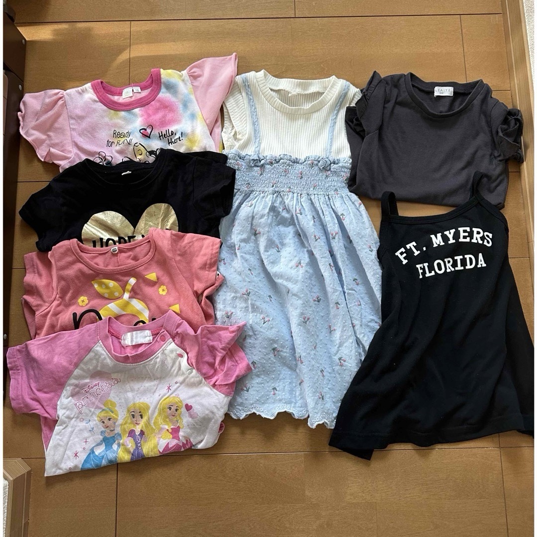 まとめ売り　女の子　110cm  キッズ/ベビー/マタニティのキッズ服女の子用(90cm~)(Tシャツ/カットソー)の商品写真