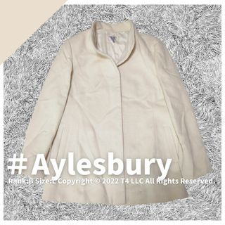 アリスバーリー(Aylesbury)のAylesbury　ウールコート　アンゴラ混　オフホワイト　L　冬 ✓1794(その他)