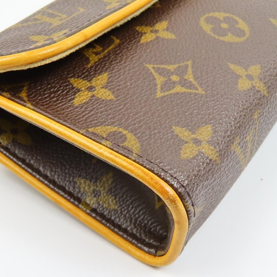 LOUIS VUITTON(ルイヴィトン)の美品 LOUIS VUITTON ルイヴィトン フロランティーヌ XS ヒップバッグ ヴィンテージ モノグラム ウエストバッグ PVC/ヌメ革 ブラウン レディース【中古】 レディースのバッグ(ボディバッグ/ウエストポーチ)の商品写真