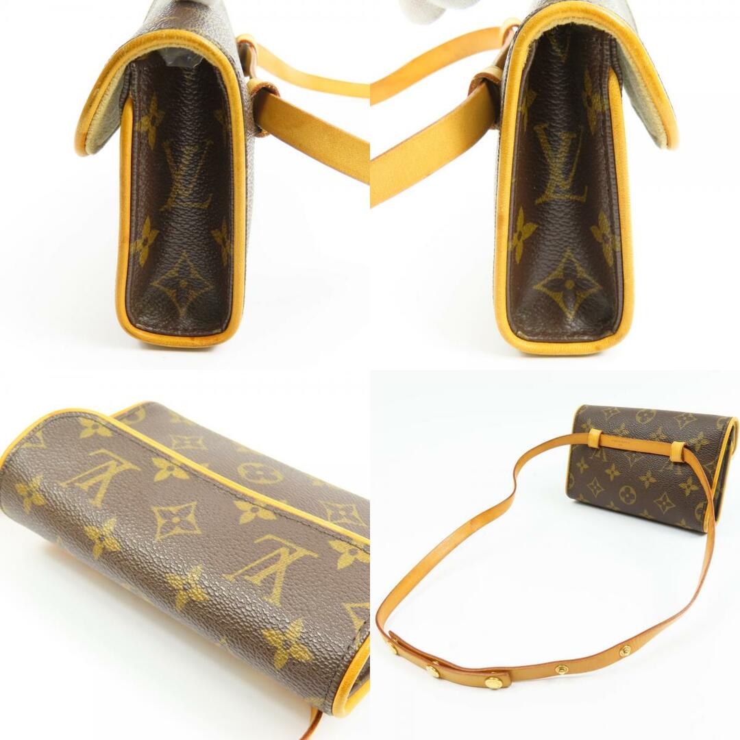 LOUIS VUITTON(ルイヴィトン)の美品 LOUIS VUITTON ルイヴィトン フロランティーヌ XS ヒップバッグ ヴィンテージ モノグラム ウエストバッグ PVC/ヌメ革 ブラウン レディース【中古】 レディースのバッグ(ボディバッグ/ウエストポーチ)の商品写真