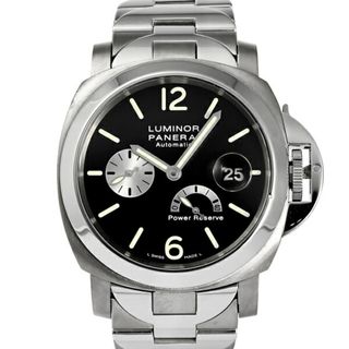 パネライ(PANERAI)のパネライ PANERAI ルミノール パワーリザーブ 44mm PAM00171 ブラック文字盤 中古 腕時計 メンズ(腕時計(アナログ))
