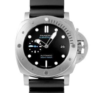 パネライ(PANERAI)のパネライ PANERAI サブマーシブル PAM01305 ブラック文字盤 中古 腕時計 メンズ(腕時計(アナログ))