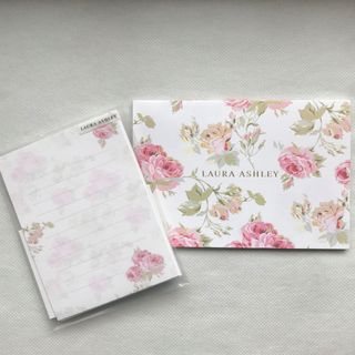 ローラアシュレイ(LAURA ASHLEY)のローラアシュレイ　ミニレターセット&一筆箋(ノート/メモ帳/ふせん)