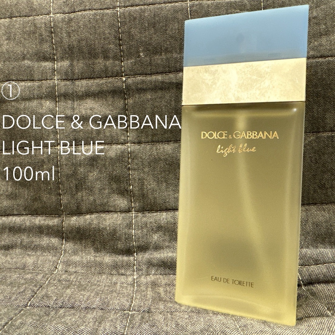 DOLCE&GABBANA(ドルチェアンドガッバーナ)の①ドルチェ＆ガッバーナ ライトブルー オードトワレ 100ml 香水 コスメ/美容の香水(ユニセックス)の商品写真