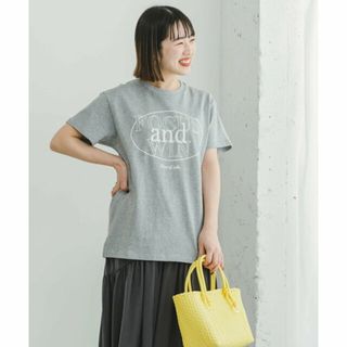 アーバンリサーチアイテムズ(URBAN RESEARCH ITEMS)の【GRY】ロゴビッグ半袖Tシャツ(カットソー(長袖/七分))