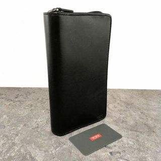 極美品 TUMI ジップウォレット 126177D ブラック 294