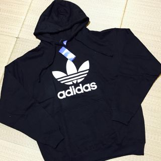 アディダス(adidas)のadidas  originals★定番パーカー★黒★XL(パーカー)