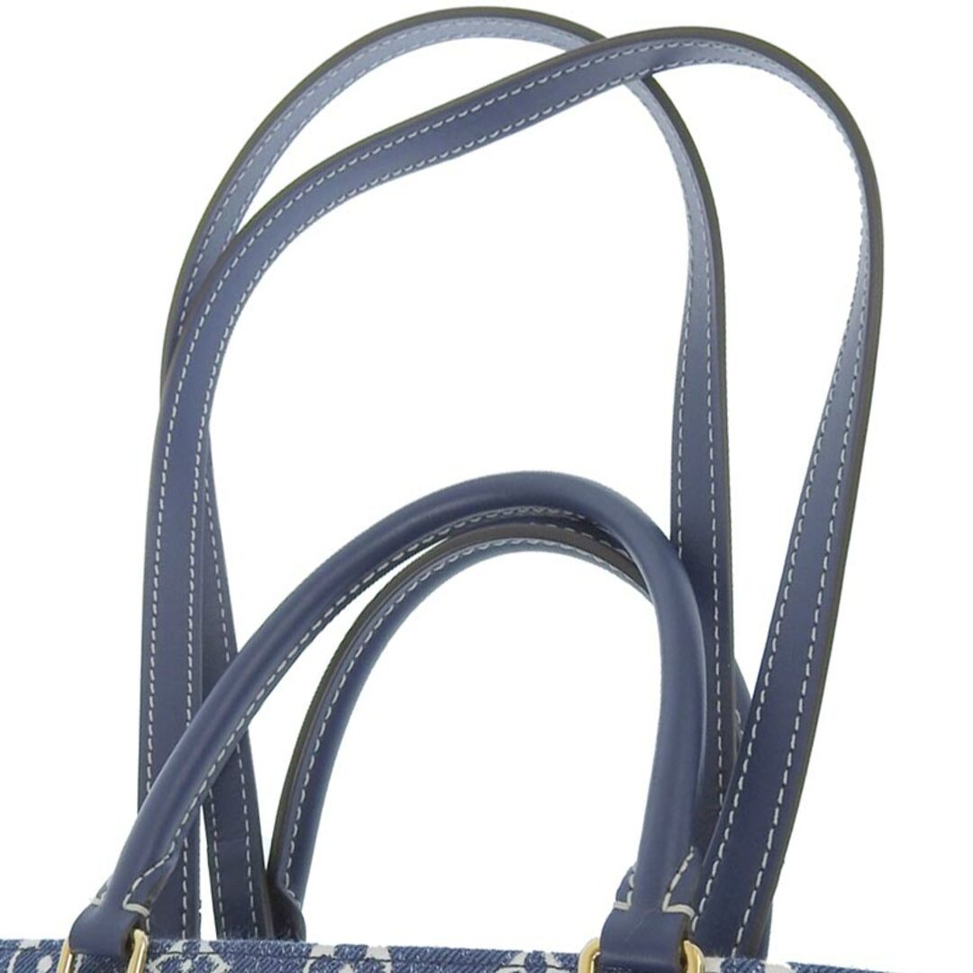 LOUIS VUITTON(ルイヴィトン)のルイヴィトン LOUIS VUITTON モノグラム ジャガードデニム オンザゴーMM トートバッグ ショルダー マリーヌ M59608 中古 新入荷 LV1551 レディースのバッグ(トートバッグ)の商品写真