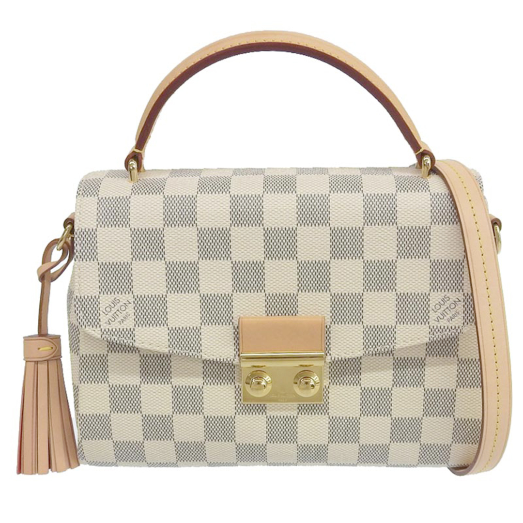 LOUIS VUITTON(ルイヴィトン)のルイヴィトン LOUIS VUITTON ダミエ アズール クロワゼット 2WAYバッグ ハンドバッグ ショルダーバッグ N41581 中古 新入荷 LV1550 レディースのバッグ(ハンドバッグ)の商品写真