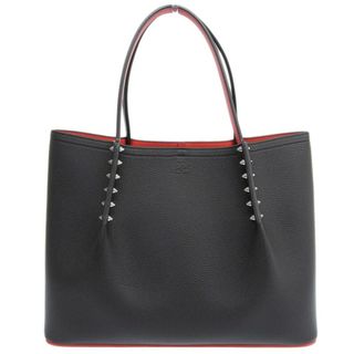 アザー(other)のクリスチャンルブタン CHRISTIAN LOUBOUTIN スモールトート カバロック トートバッグ レザー ブラック/レッド 中古 新入荷 OB1784(トートバッグ)