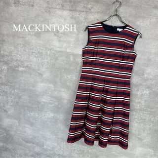 マッキントッシュフィロソフィー(MACKINTOSH PHILOSOPHY)の『MACKINTOSH』 マッキントッシュ (36) ボーダー柄 ワンピース(ひざ丈ワンピース)