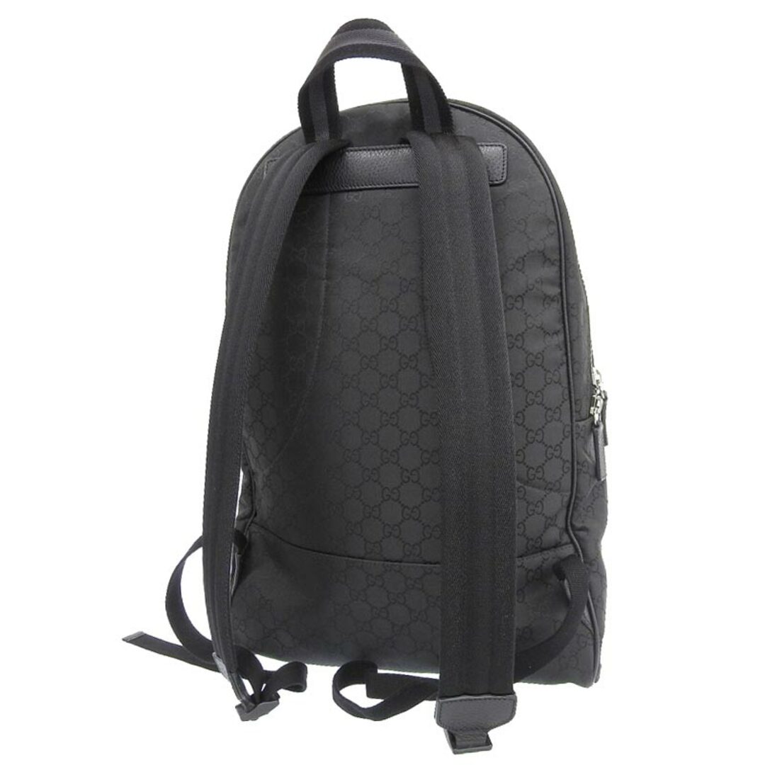 Gucci(グッチ)のグッチ GUCCI バックパック リュックサック GGナイロン/レザー ブラック 449181 中古 新入荷 GU0567 メンズのバッグ(バッグパック/リュック)の商品写真