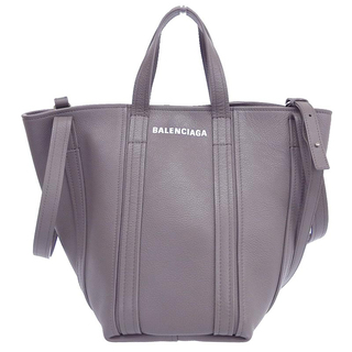 アザー(other)のバレンシアガ BALENCIAGA エブリデイ ノースサウス 2WAYバッグ トートバッグ ショルダーバッグ レザー グレー 672791 中古 新入荷 OB1767(トートバッグ)