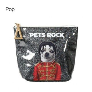 PETS ROCK グリッターポーチ(ポーチ)