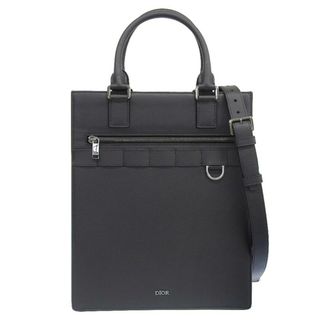 アザー(other)のディオール CHRISTIAN DIOR サファリ 2WAYバッグ トートバッグ ショルダーバッグ レザー ブラック 中古 新入荷 OB1769(トートバッグ)