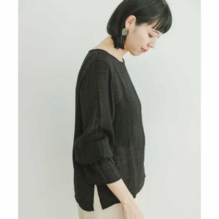 アーバンリサーチアイテムズ(URBAN RESEARCH ITEMS)の【BLK】ソデフレアブラウス(シャツ/ブラウス(長袖/七分))