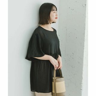 アーバンリサーチアイテムズ(URBAN RESEARCH ITEMS)の【BLK】シアーティアードブラウス(シャツ/ブラウス(長袖/七分))