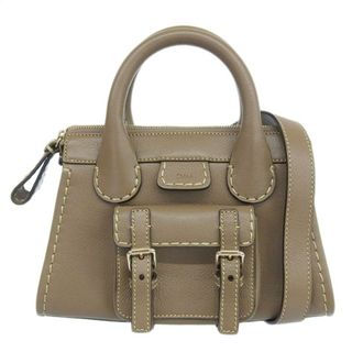 アザー(other)のクロエ CHLOE エディスミニ 2WAYバッグ ハンドバッグ ショルダーバッグ レザー グレージュ CHC21WS451 中古 新入荷 OB1770(ハンドバッグ)