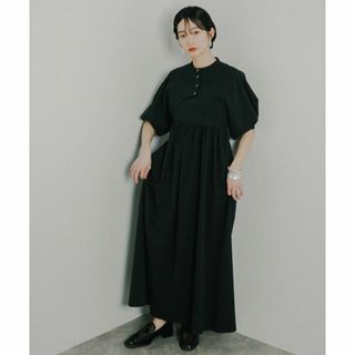 ケービーエフ(KBF)の【BLACK】パフスリーブセパレートワンピース(ロングワンピース/マキシワンピース)