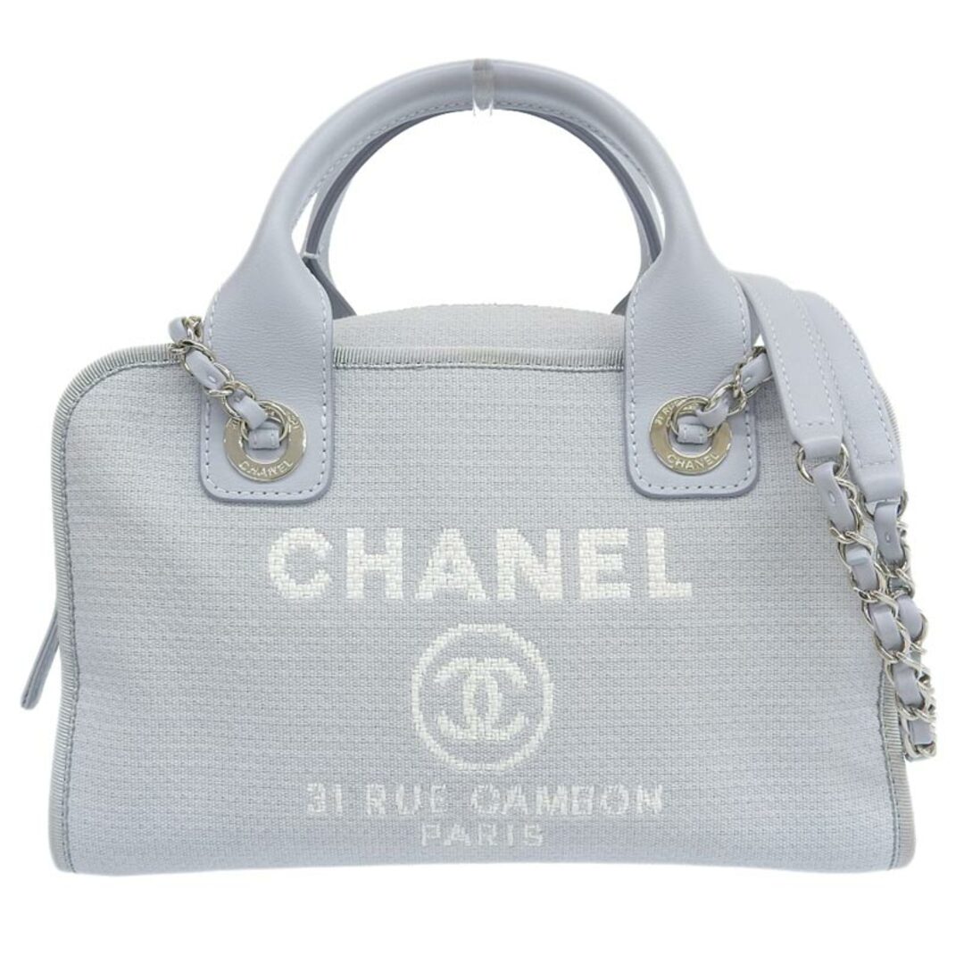 CHANEL - シャネル CHANEL ドーヴィル 2WAY ボーリングバッグ CHANEL - シャネル CHANEL ドーヴィル 2WAY ボーリングバッグ