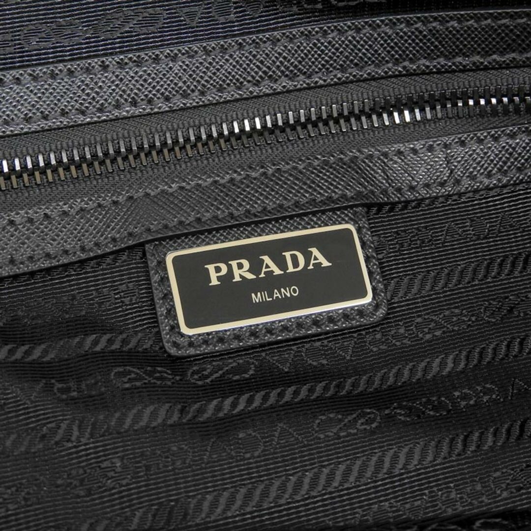 PRADA(プラダ)のプラダ PRADA 2WAYバッグ トートバッグ ショルダーバッグ ナイロン/レザー ブラック 2VG064 中古 新入荷 OB1788 レディースのバッグ(トートバッグ)の商品写真