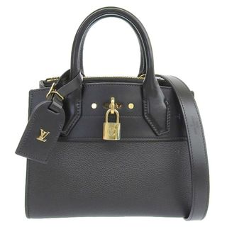 ルイヴィトン(LOUIS VUITTON)のルイヴィトン LOUIS VUITTON シティスティーマーPM 2WAYバッグ ハンドバッグ ショルダーバッグ レザー ノワール M51028 中古 新入荷 LV1541(ハンドバッグ)