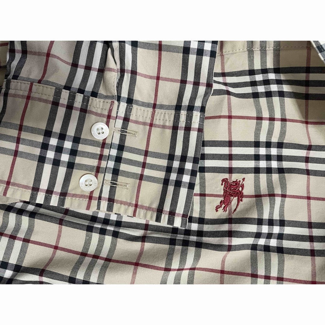 BURBERRY(バーバリー)のBURBERRY ノバチェック 七分丈シャツ　美品 レディースのトップス(シャツ/ブラウス(長袖/七分))の商品写真