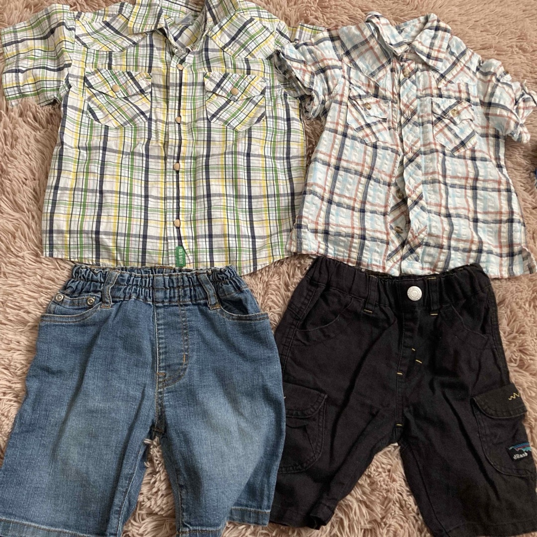 男の子　100-110サイズ　春夏秋　まとめ売り　30点 キッズ/ベビー/マタニティのキッズ服男の子用(90cm~)(その他)の商品写真