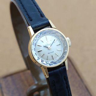 OMEGA - 【オーバーホール済み】オメガ デビル レディース カットガラス手巻き1970年製