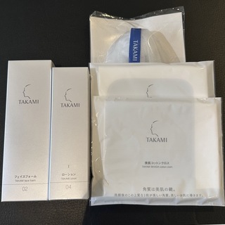 タカミ(TAKAMI)の新品)タカミ フェイスフォーム・ローションI・美肌コットンクロス・泡立てネット(洗顔料)