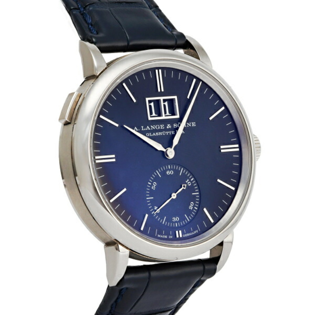 A. Lange & Söhne（A. Lange & Sohne）(ランゲアンドゾーネ)のランゲ&ゾーネ A.LANGE & SOHNE サクソニア アウトサイズデイト LSLS3813AD 381.029 ブラック文字盤 中古 腕時計 メンズ メンズの時計(腕時計(アナログ))の商品写真