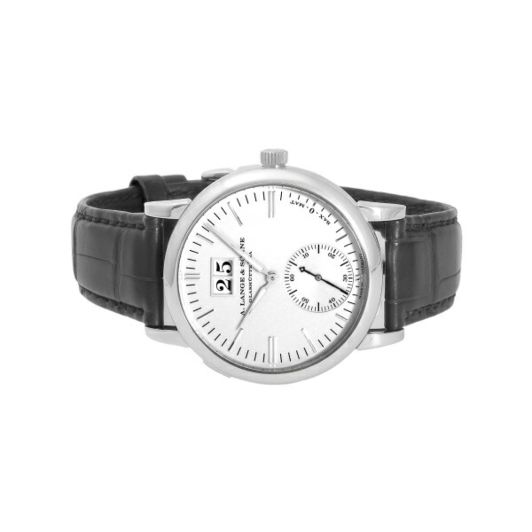 A. Lange & Söhne（A. Lange & Sohne）(ランゲアンドゾーネ)のランゲゾーネ A.LANGE SOHNE ランゲマティック デイト 308.025 ホワイト文字盤 中古 腕時計 メンズ メンズの時計(腕時計(アナログ))の商品写真