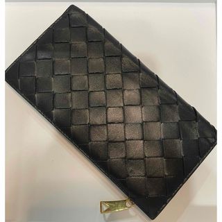 ボッテガヴェネタ(Bottega Veneta)のボッテガべネタロングウォレットブラック(長財布)