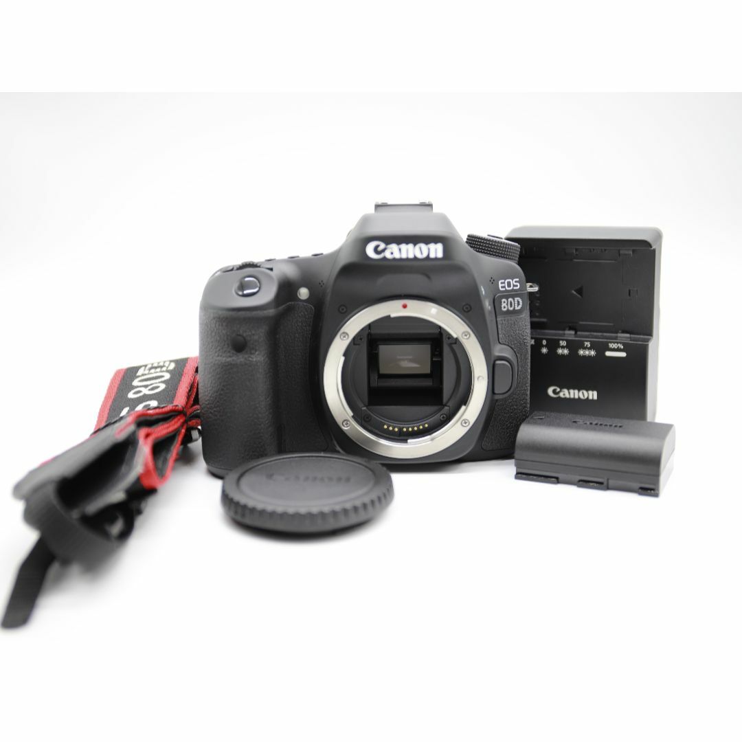 Canon(キヤノン)の【ほぼ新品】EOS 80D ボディ 641 スマホ/家電/カメラのカメラ(デジタル一眼)の商品写真