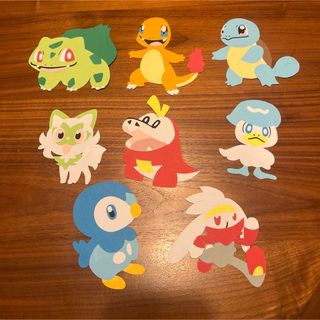 ポケモン　ポケモン壁面　壁面　壁面飾り(型紙/パターン)