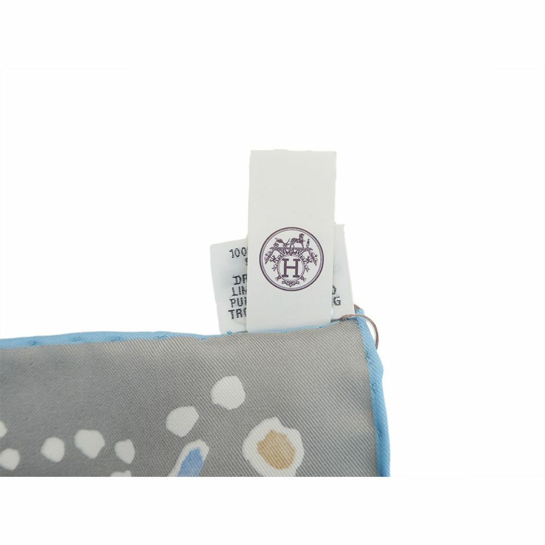 Hermes - エルメス カレ90 春の島 ISOLA DI PRIMAVERA グレー Hermes - エルメス カレ90 春の島 ISOLA DI PRIMAVERA グレー