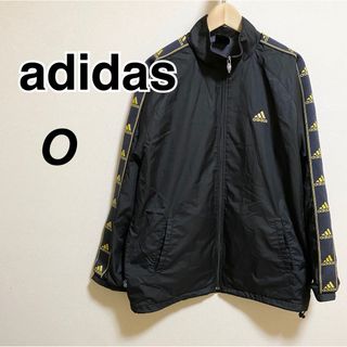 アディダス(adidas)のadidas／ナイロンジャケット／サイズO／ブラック(ナイロンジャケット)