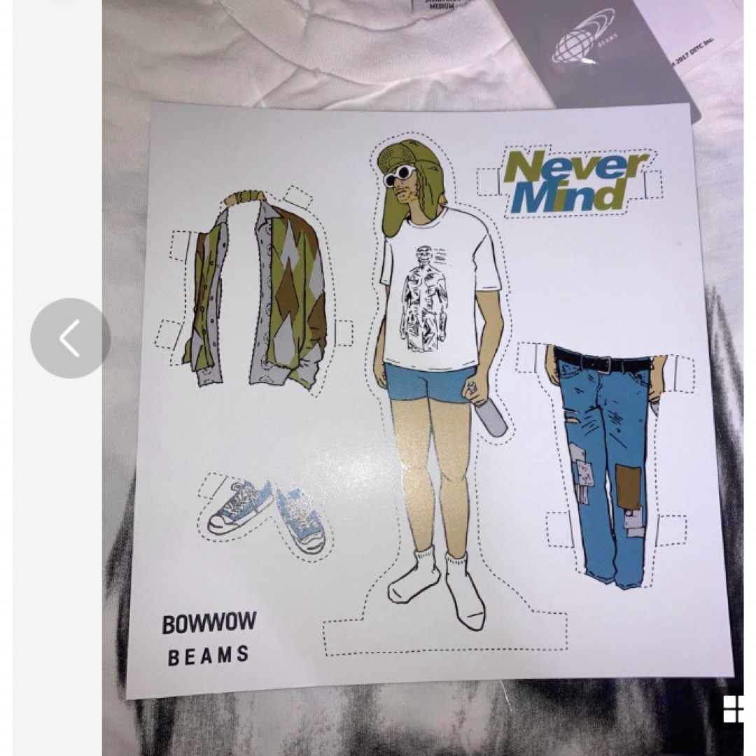 BEAMS(ビームス)のBOW WOW BEAMS 別注 Tee 限定T メンズのトップス(Tシャツ/カットソー(半袖/袖なし))の商品写真