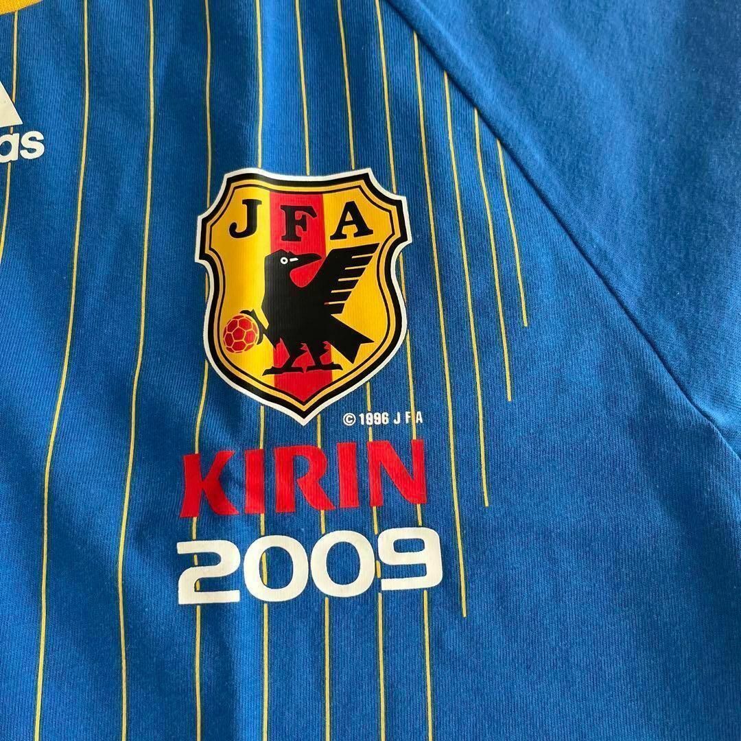 adidas(アディダス)の未使用 adidas Tシャツ サッカー10番 キリン 2009 JFA  L メンズのトップス(Tシャツ/カットソー(半袖/袖なし))の商品写真