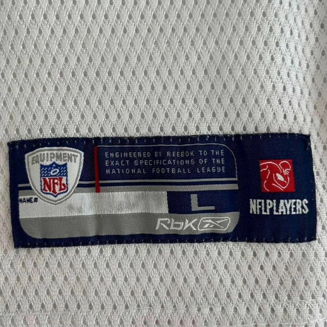 Reebok(リーボック)のNFL  リーボック　両面ビッグロゴ ゲームシャツ アメフト ユニフォーム  L メンズのトップス(Tシャツ/カットソー(半袖/袖なし))の商品写真