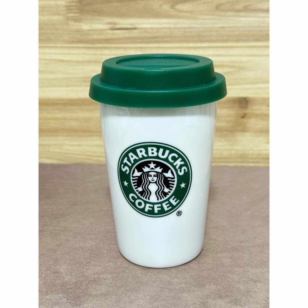 Starbucks(スターバックス)のスタバ　旧ロゴの紙コップデザイン 陶器製タンブラー インテリア/住まい/日用品のキッチン/食器(タンブラー)の商品写真